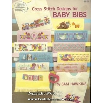 Cross Stitch Designs for Baby Bibs No 3511