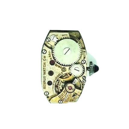 Benrus 4053 Used Vintage Watch Movement 15 Jewels 6.75 x 11''' = 15 x 24.6 mm