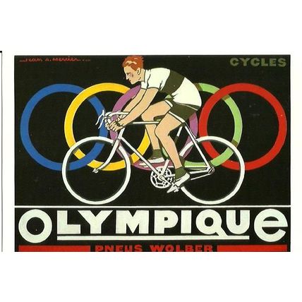 Advertising OLYMPIQUE CYCLES Postcard (Mayfair FC 310)
