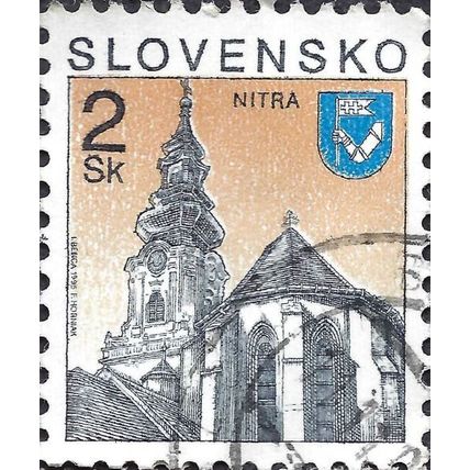 SLOVAKIA, Nitra, brown 1995, 2koruna