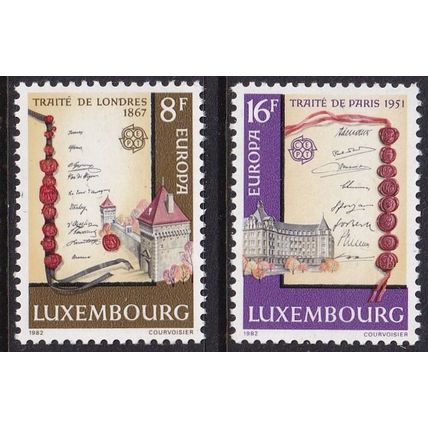 Luxembourg 1982 SG 1086-7 UMM Europa/CEPT (G-097 (20))