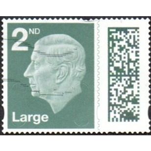 2024 Definitive 2nd Large. M24L QR Code. From Counter Sheet Fine Used Off Paper