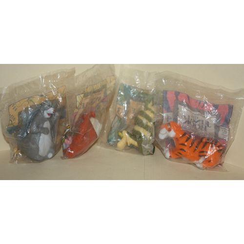 1990 McDonalds Disneys Jungle Book Set of 4 Mint in Package