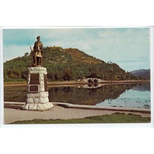 Inveraray Monument Argyllshire Postcard S1654
