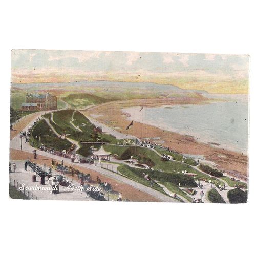 NORTH SIDE, SCARBOROUGH, YORKSHIRE unused vintage postcard c. 1900/10