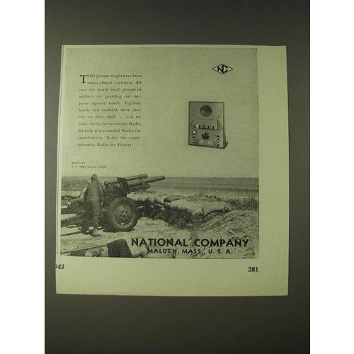 1943 National Company Inc. Ad - This picture might have been taken