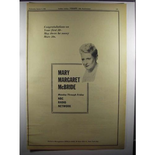 1956 NBC Radio Ad - Mary Margaret McBride