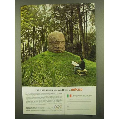 1965 Mexico Tourism Ad - Museum You Should Visit