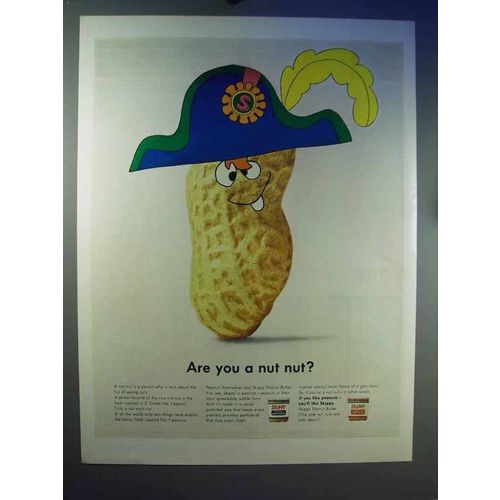 1966 Skippy Peanut Butter Ad - Are You A Nut Nut?