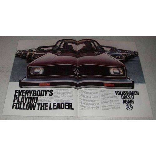 1979 Volkswagen Rabbit Ad - Playing Follow the Leader