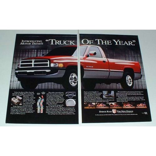 1994 Dodge Ram 1500 Truck Ad - Truck of the Year
