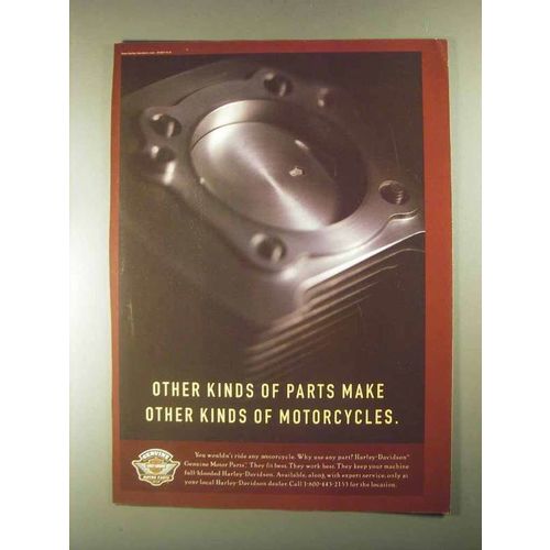 1997 Harley-Davidson Genuine Motor Parts Ad - Other