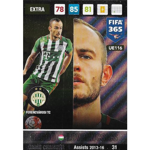 FIFA 365 Adrenalyn 2017 Update: Game Changer - Ferencvárosi TC, Lovrencsics
