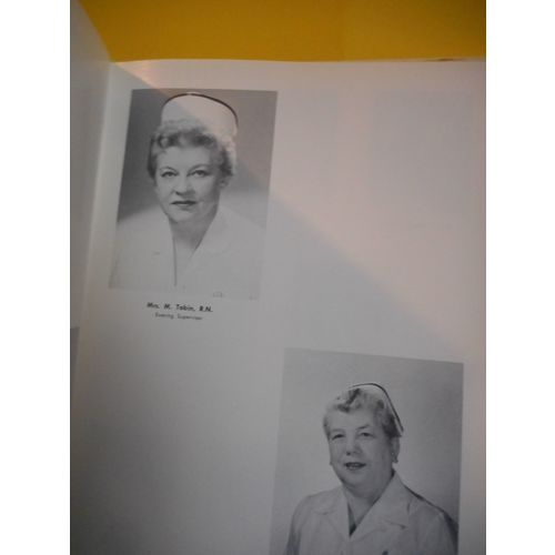 1964 Bib and Apron,S.A.Grace Hospital School of Nursing Yearbook,Newfoundland