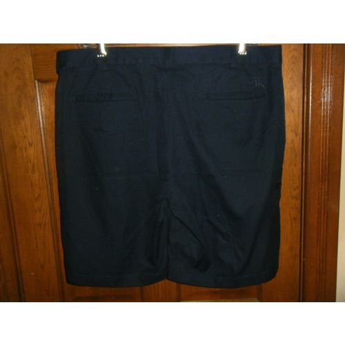 PGA Champions Tour Navy Blue Flat Front Golf Shorts - Size 40