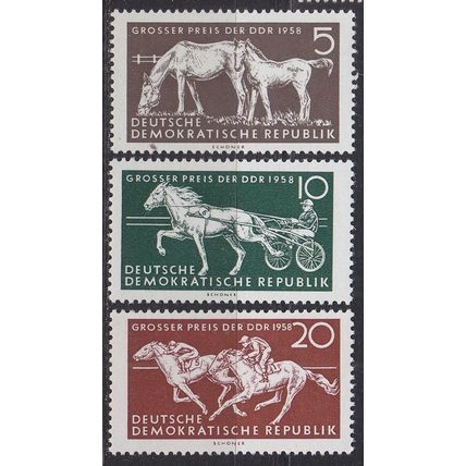 GERMANY DDR [1958] MiNr 0640-42 ( **/mnh ) Sport
