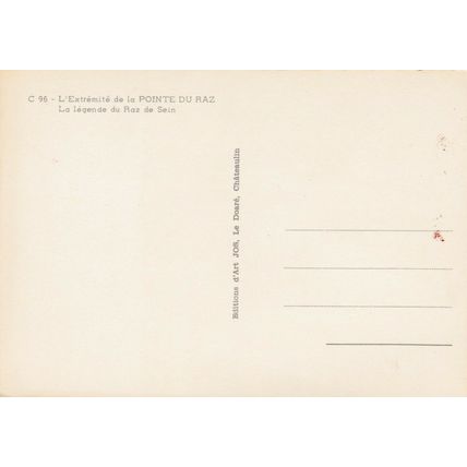 Raz de Sein France Postcard unused VGC