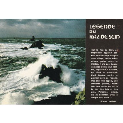 Raz de Sein France Postcard unused VGC