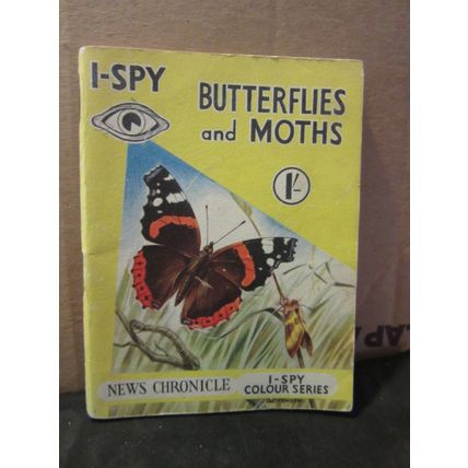 I-SPY BUTTERFLIES and MOTHS 1950s pb NEWS CHRONICLE Colour series