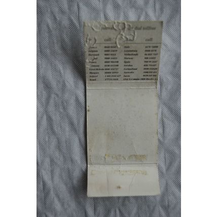 Matchbook cover Renaissance Hotels and Resorts