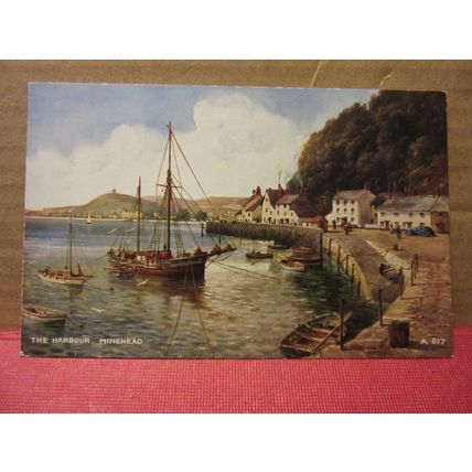 THE HARBOUR, MINEHEAD, SOMERSET, unused postcard by Valentine. =
