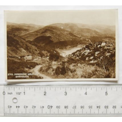 vintage postcard Panorama Walk Barmouth