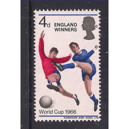 GB 1966 QE2 4d Football Cup Winners Umm SG 700 ( G92 )