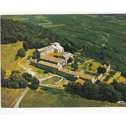 Ganagobie France postcard used crease