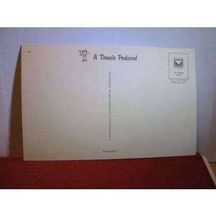 SMALLEST HOUSE, CONWY, WALES unused postcard by E T W Dennis #