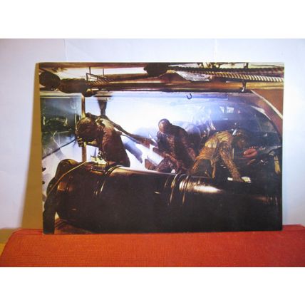 BATTLE OF TRAFALGAR unused postcard by Madame Tussaud' London dated 1972 #