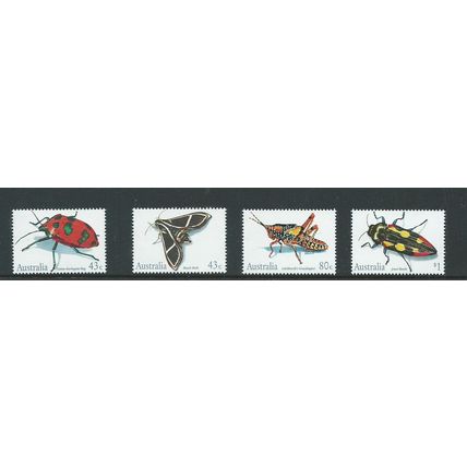 australia stamps 1991 sg1287 sg 1287 insects set