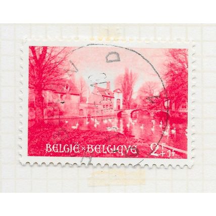 BELGIUM 1954 BEGUINAGE BRUGES RESTORATION NOW CONVENT RELIGION USED 2Fr