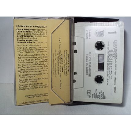Chuck Mangione 'Feels So Good' Cassette Tape 1977*