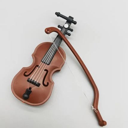 Dolls House Miniature 1:12 Scale Violin and Bow Music Instrument NEW *UK Seller*