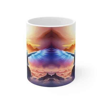 The United States of America USA Flag Eagle #3 11oz Ceramic Coffee Mug