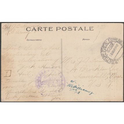 La Visitation, Le Mans, 1919 - Dolbean CPA - Military Postal Express