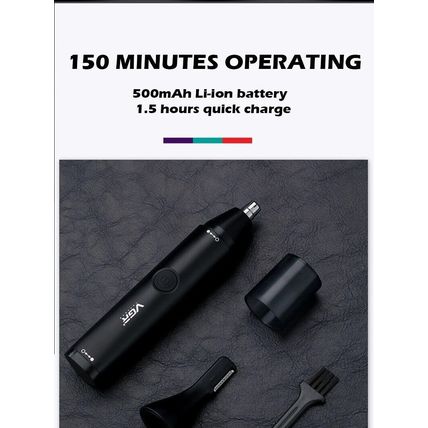 VGR Nose Hair Trimmer Mini Hair Trimmer Electric Nose Shaver Washable V-613