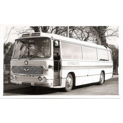 Black & White Photograph of Wilts & Dorset Motor Services Ltd. - HAM 502E