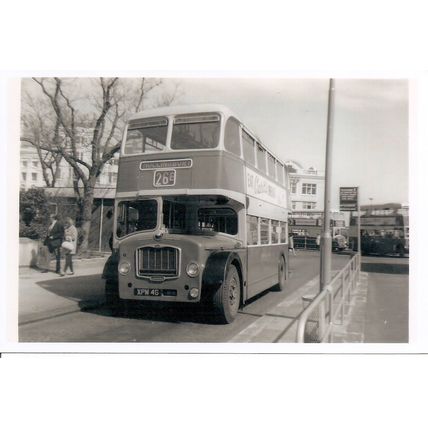 Black & White Photograph of Brighton, Hove & District Omnibus Co. Ltd. - XPM 46