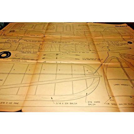 Air Trails Magazine Annual 1944 Tethered Trainer Plan Control Line