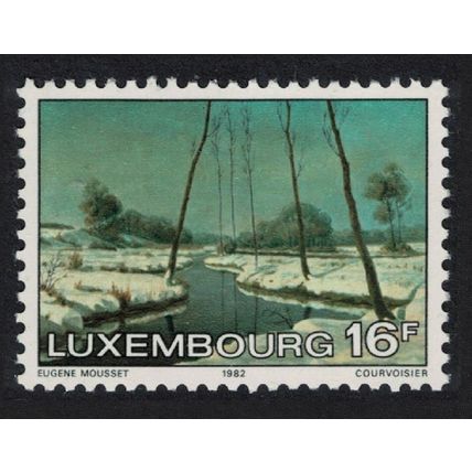 Luxembourg 'Winter Evening' by Eugene Mousset 1982 MNH SG#1084 MI#1049