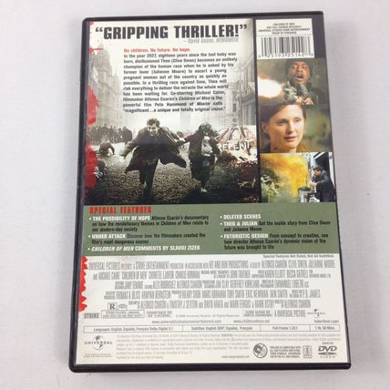 Children of Men - 2006 - Thriller/Action - Rated R - DVD - Used