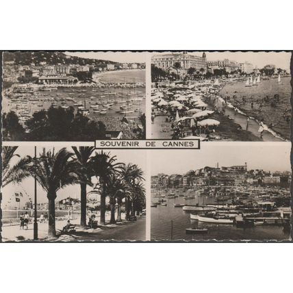 Souvenir de Cannes, 1951 - Gilletta Photo CPSM