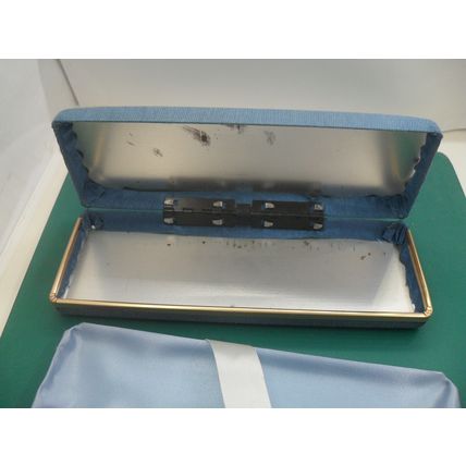 Lady Sheaffer 620 Brushed Steel With Florentine Fountain Pen & Pencil Boxed Set