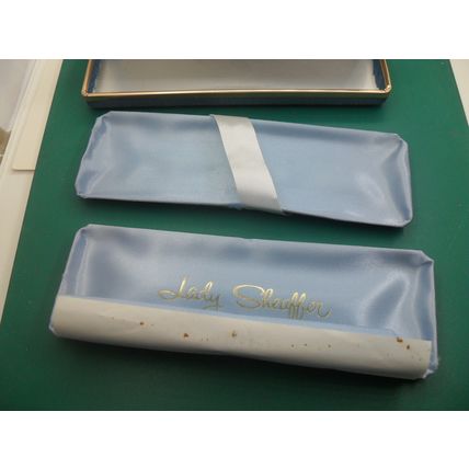 Lady Sheaffer 620 Brushed Steel With Florentine Fountain Pen & Pencil Boxed Set