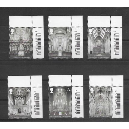 GB Stamps 2008 Cathedrals Marginal Set sg2841 - sg2846 MNH