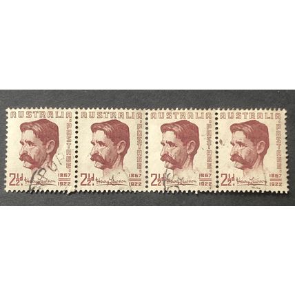 AUSTRALIA 1949 SG 0231 USED QUADRUPLE #1