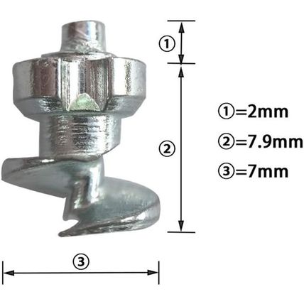 Marrkey Tires Studs/Screw Snow Carbide Spikes/Wheel Tyres Studs for Racing Car,B