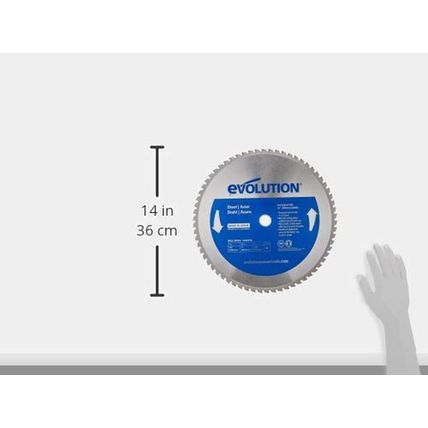 Evolution Power Tools 14BLADEST Blade for Cutting Mild Steel, for Circular and C