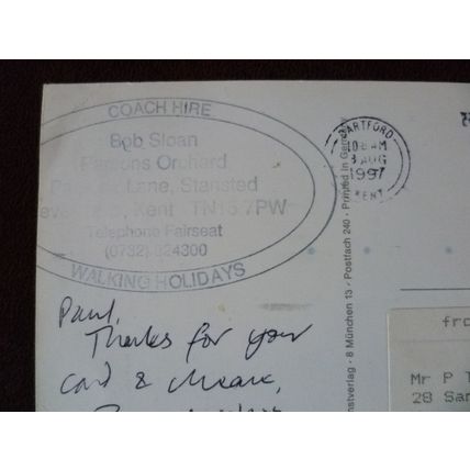 Art Madame Honorine Toulouse-Lautrec 1997 postcard painting artist Bob Sloan
